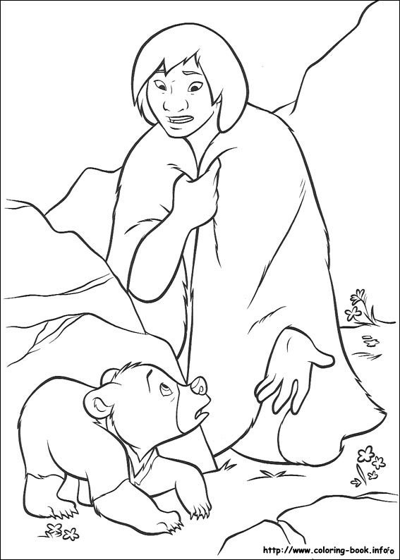 Brother Bear coloring picture